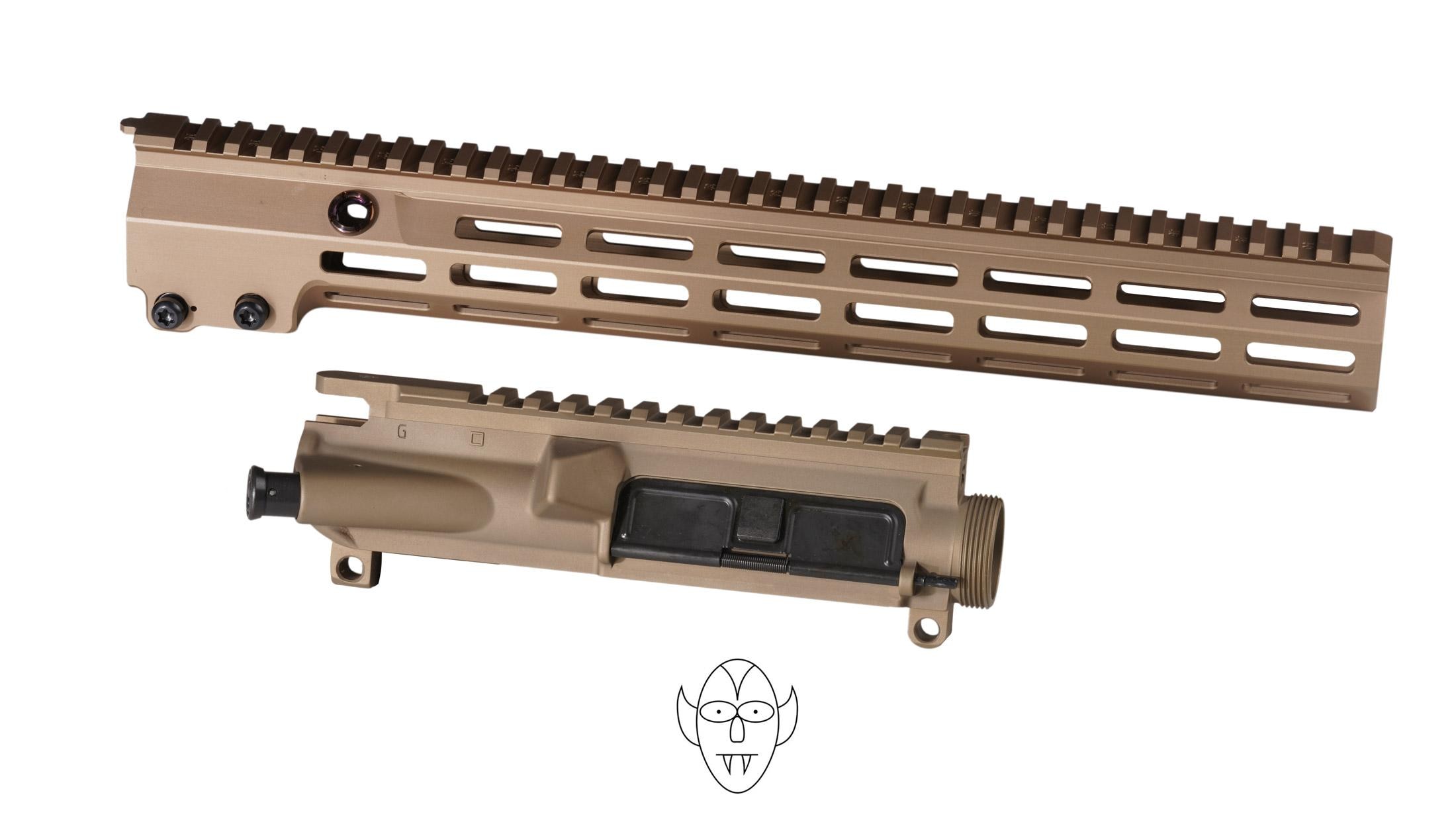 Geissele Automatics Super Duty Center Tab MK16 Assembled AR-15 Upper Receiver - 15" - DDC - BLEMULA